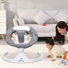 Electric Smart Baby Electric Rocking Chair Baby Swing Cradle w/ Bluetooth Music