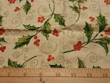2 yds  & 7 "WINTER FABRIC