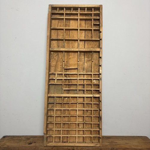 Vintage wooden printers tray - printers,