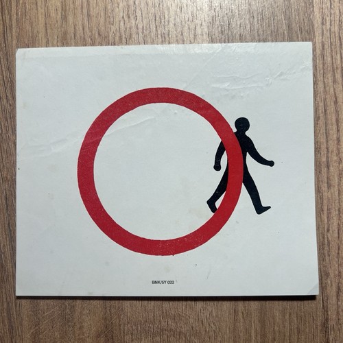 Original banksy sticker bnk - original, bnk/5y