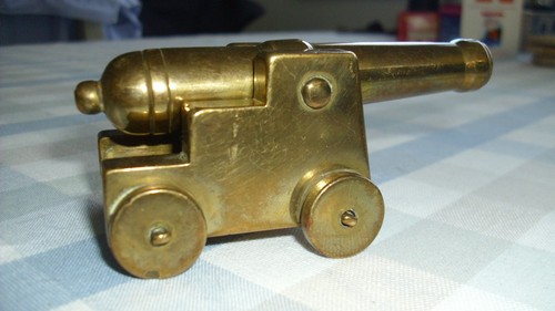 Vintage solid brass ships - brass,