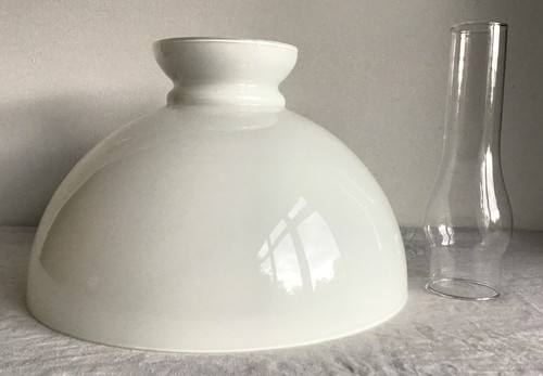 Large 35cm milk - oil, lamp