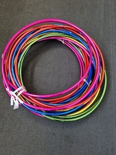 Light Weighted Glossy Hula Hoop Exercise Fitness Activities Multicolour Kids