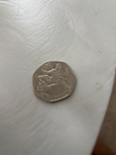 2011 judo rare 50p coin - 2011,