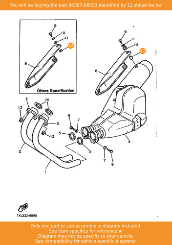 Yamaha collar 90387 06023 - yamaha, collar,