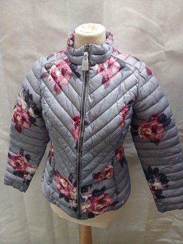 Joules purple floral zip - joules,