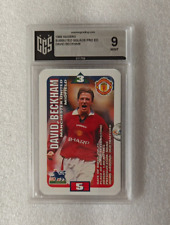 1996 Hasbro Subbuteo Squads PRO EDDITON David Beckham Rookie Card PSA 9 MINT CGS