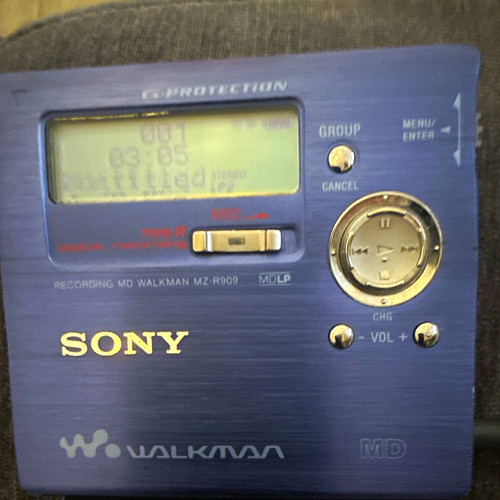 Sony walkman r909 - sony, minidisc