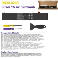 NEW RC30-0248 Battery For RAZER Blade 15 Advanced 2019 2018 4ICP4/55/162 5209mAh
