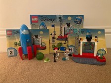 LEGO Disney Mickey and Minnie's Space Rocket 10774 100% Complete With Figures