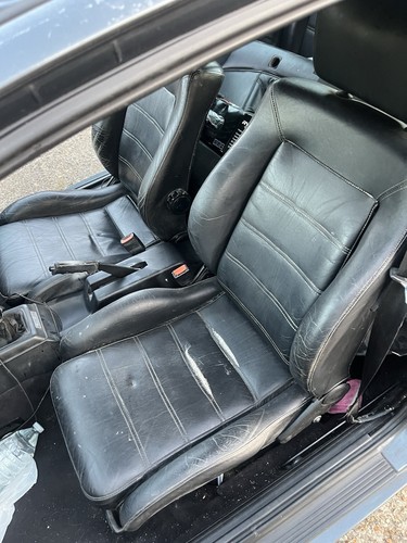 Corrado black leather seats - corrado,
