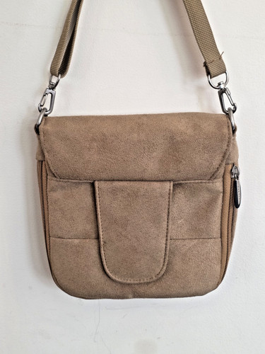 Travelon tan faux suede - travelon,