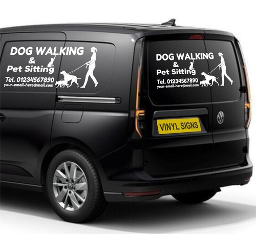 Dog walker van - graphics, custom