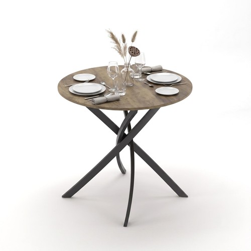 80cm round dining table - table, w/
