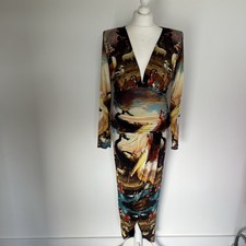 Kevan Jon Wrap Jersey Dress