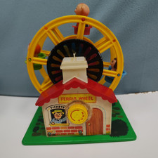 Vintage Toy Wind Up Ferris Wheel Made In Hong Kong 60's? London bridge falling