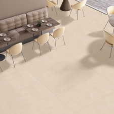 Andesrock Beige Stone Effect Matt Porcelain Wall & Floor Tile - 600 x 600mm