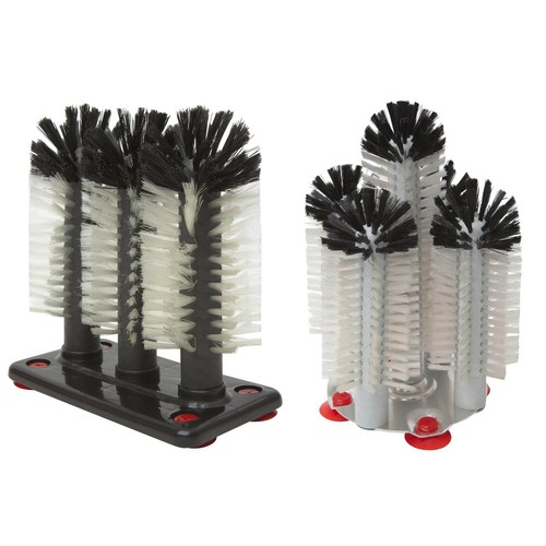 Brush glass washer cup - glass,