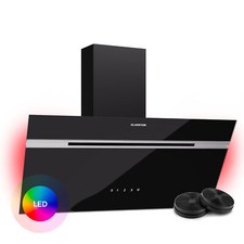 Extractor Hood 80cm Cooker Hood 600 m³/h 3 Levels Quiet EEK A  LED Touch Control