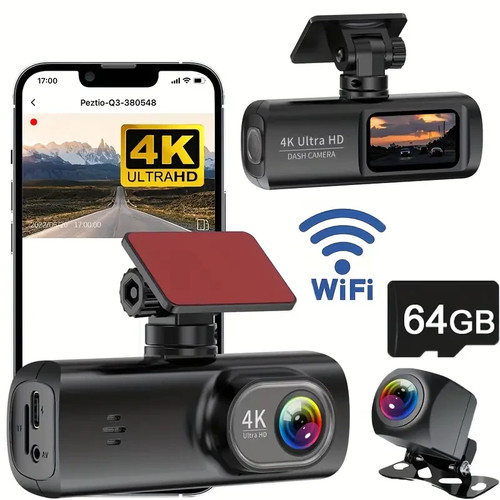 Dash cam front and - front, rear