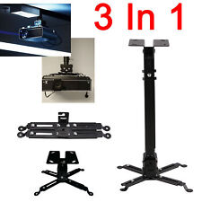 UNIVERSAL PROJECTOR CEILING WALL MOUNT BRACKET LCD DLP MONITOR TILT EXTENDABLE