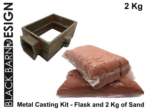 Sand casting kit flask - casting, kg