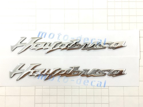 Raised chrome emblem decal - raised,