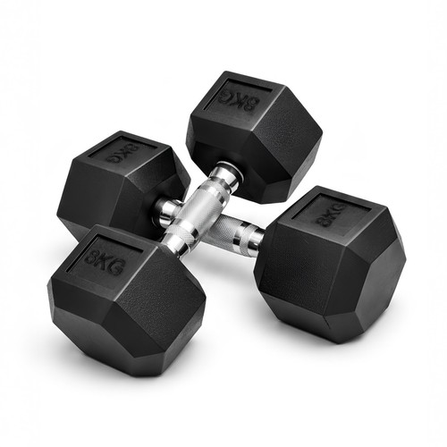 Kayman hex dumbbell pair solid - kayman,
