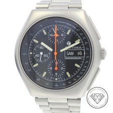 Tutima Military Chronograph 42mm Steel Automatic Watch 798-03 Box + Papers XXYY