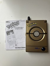 Retro Tiger Electronic Deluxe Gold Pokémon Pokédex 2001 with manual