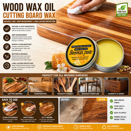 Wood wax oil cutting - wood, &