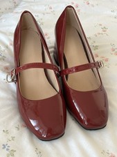 Red Patent Mary Jane Pump