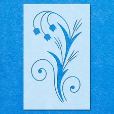Flower Summer Design Stencil: Mylar Airbrush Wall Art Painting Crafts 3, DIY