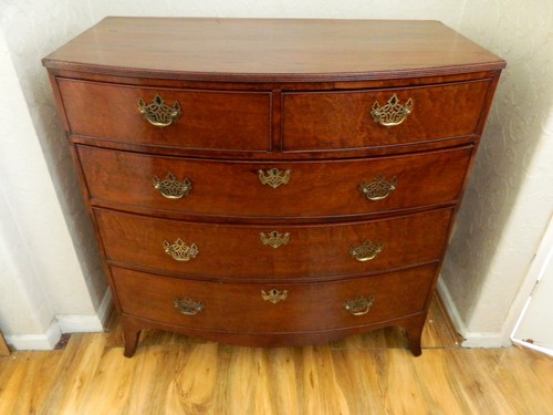 Regency mahogany bow front - regency,