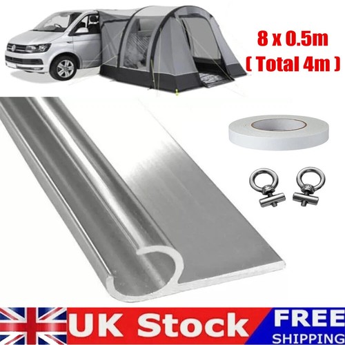 Channel awning rail 4m - channel,