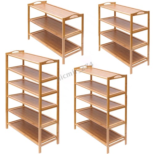 Wooden shoe rack shoes storage - wooden,
