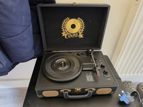 Retro tabletop music record - tabletop,
