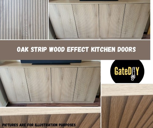 Oak strip wood effect - oak,