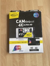 Italian TV in UK Tivu Sat Cam 4K UHD & Tivusat ACTIVE Card Digital Italian TV
