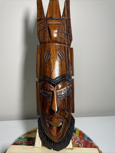 Hand carved two toned tribal - hand,