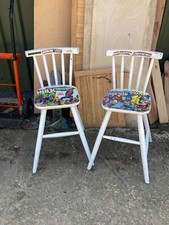 Vintage White Painted Wooden