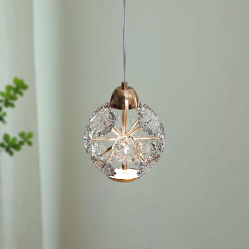Modern pendant light - light, round