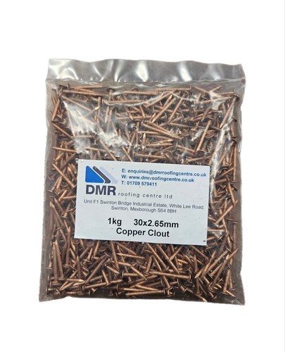 Copper clout nails roofing - nails, /