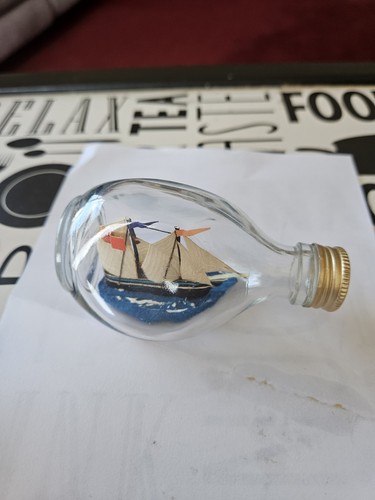 Vintage bluenose ship a - in,
