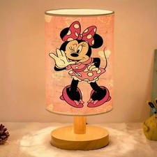 Disney Mickey & Minnie Mouse USB Table Lamp Night Light Kids Bedroom Decor Gift