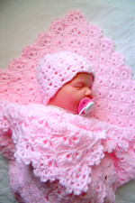 Hand Knitted/Crochet Pink