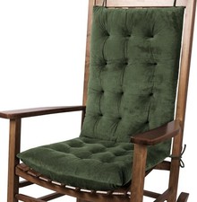 Green Velvet Rocking Chair