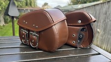 Brown Motorcycle Pannier