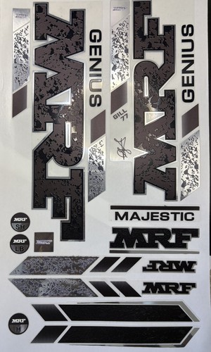 Mrf cricket bat embossed - bat, 3d