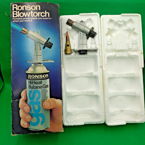 Vintage boxed ronson blowtorch - boxed,